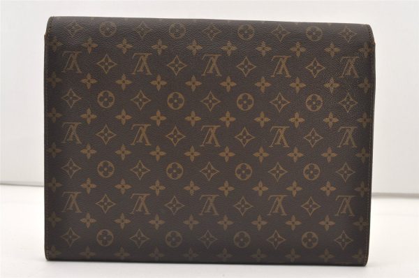 Authentic Louis Vuitton Monogram Poche Ministre Document Case M53445 LV 2596J Sale