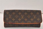 Authentic Louis Vuitton Monogram Pochette Twin GM Shoulder Bag M51852 LV 4544K Fashion