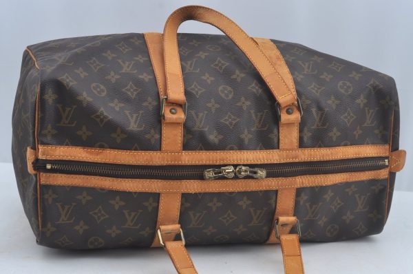 Authentic Louis Vuitton Monogram Sac Souple 45 Hand Boston Bag M41624 LV 3915K Sale