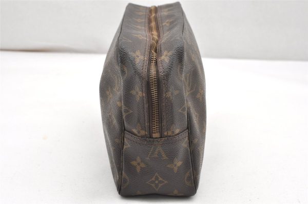 Auth Louis Vuitton Monogram Trousse Toilette 28 Clutch Hand Bag LV Junk 7373K Hot on Sale