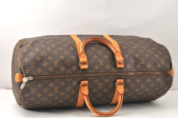 Authentic Louis Vuitton Monogram Keepall 55 Travel Boston Bag M41424 LV 5376K Supply