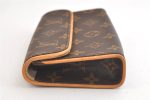 Auth Louis Vuitton Monogram Pochette Florentine Pouch Waist Bag M51855 LV 4178K Online now