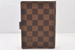 Authentic Louis Vuitton Damier Agenda PM Notebook Cover R20700 LV 5864K Fashion