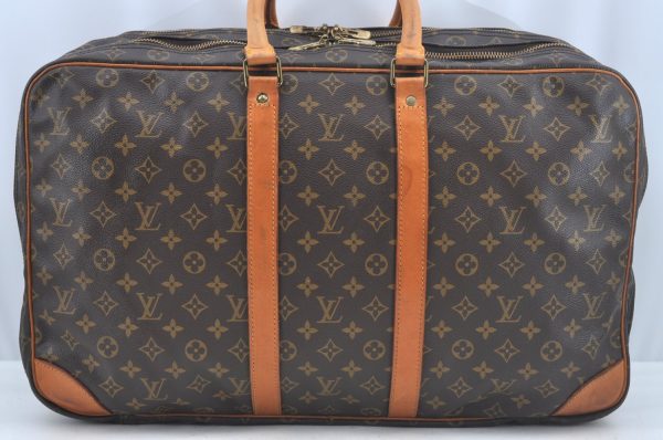 Authentic Louis Vuitton Monogram Sac Trois Poche 55 M41375 Travel Hand Bag L0382 For Discount