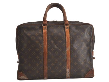 Auth Louis Vuitton Monogram Porte Documents Voyage Briefcase Old Model LV 5095K For Discount