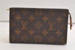 Authentic Louis Vuitton Monogram Pouch For Bucket PM LV 4010K Sale