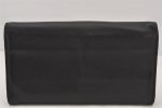 Authentic GUCCI Interlocking G Long Wallet Purse Leather 369663 Black 7058K Fashion