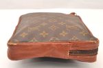 Authentic Louis Vuitton Monogram Pochette Sport Clutch Hand Bag Old Model 6181K Sale