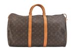 Authentic Louis Vuitton Monogram Keepall 50 Travel Boston Bag Old Model LV 7138K Cheap