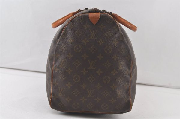 Authentic Louis Vuitton Monogram Keepall 50 Travel Boston Bag Old Model LV 7148K For Sale