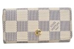 Authentic Louis Vuitton Damier Azur Multicles 4 Key Case Holder N60020 LV 1816K Cheap