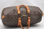 Authentic Louis Vuitton Monogram Keepall 45 Travel Boston Bag M41428 LV 4079K For Sale