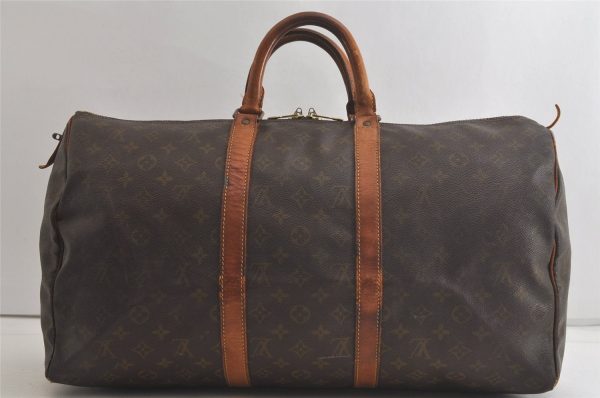 Authentic Louis Vuitton Monogram Keepall 50 Travel Boston Bag Old Model LV 4627K Supply