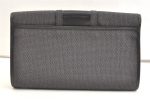 Authentic YVES SAINT LAURENT Clutch Hand Bag Purse PVC Leather Gray 1979K Discount