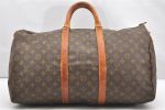 Authentic Louis Vuitton Monogram Keepall 50 Travel Boston Bag Old Model LV 7143K Online Sale