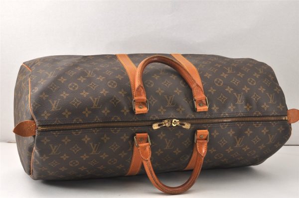 Authentic Louis Vuitton Monogram Keepall 55 Travel Boston Bag M41424 LV 5307K Hot on Sale