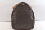 Authentic Louis Vuitton Monogram Keepall 55 Travel Boston Bag M41424 LV 2915K Sale