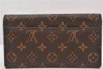 Authentic Louis Vuitton Monogram Portefeuille Sarah Long Wallet M62234 LV 6456K on Sale