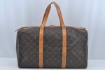 Authentic Louis Vuitton Monogram Sac Souple 45 Hand Boston Bag M41624 LV 3915K Sale