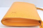 Authentic Louis Vuitton Epi Pochette Accessoires Pouch Yellow M52959 LV K8265 Fashion