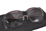 Authentic CHANEL Vintage Sunglasses CoCo Mark 4221 Titanium Purple 4533K Online Sale