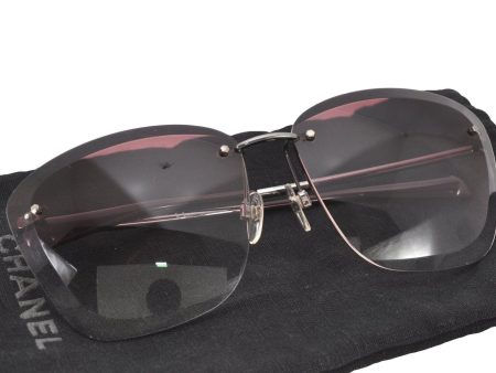 Authentic CHANEL Vintage Sunglasses CoCo Mark 4221 Titanium Purple 4533K Online Sale