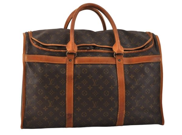 Authentic Louis Vuitton Monogram Sac Chaussures 55 Boston Bag Old Model LV 3292K Online Sale