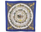 Authentic HERMES Carre 90 Scarf  LA PROMENADE DE LONGCHAMPS  Silk Blue 6191K Online Hot Sale