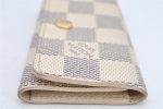 Authentic Louis Vuitton Damier Azur Multicles 4 Key Case Holder N60020 LV 1816K Cheap