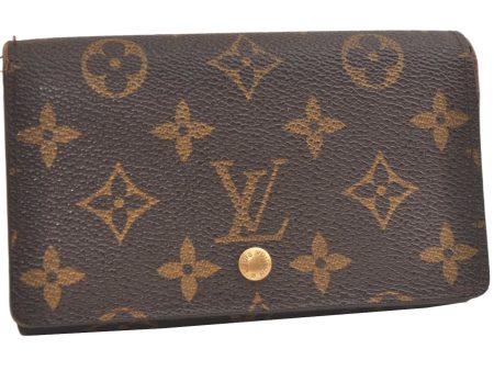 Auth Louis Vuitton Monogram Porte Monnaie Billets Tresor Wallet M61730 LV 4721K Supply