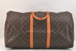 Authentic Louis Vuitton Monogram Keepall 55 Travel Boston Bag M41424 LV 2895K For Discount