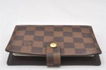 Authentic Louis Vuitton Damier Agenda PM Notebook Cover R20700 LV 5864K Fashion