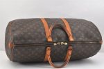 Authentic Louis Vuitton Monogram Keepall 55 Travel Boston Bag M41424 LV 2901K Cheap