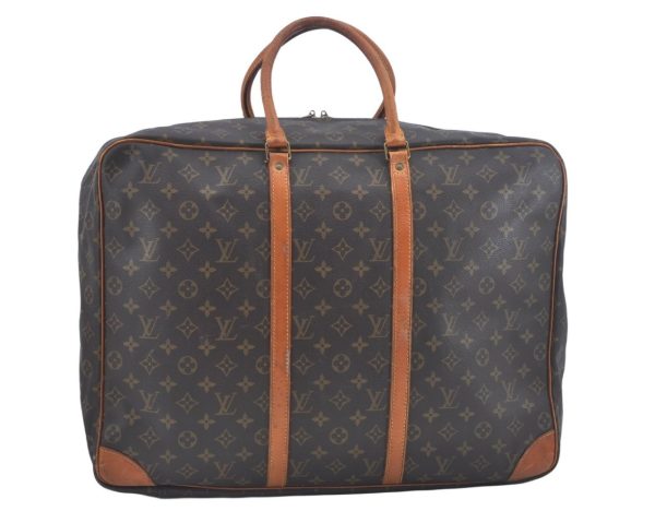 Authentic Louis Vuitton Monogram Sirius 50 Travel Boston Bag M41406 LV L0345 Discount