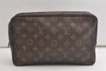 Auth Louis Vuitton Monogram Trousse Toilette 28 Clutch Hand Bag M47522 LV 5069K Online