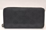 Authentic Louis Vuitton Mahina Zippy Wallet Long Purse Black M61867 LV 6278K Online now