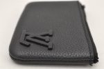 Authentic Louis Vuitton Aerogram Pochette Cles Coin Purse Black M81031 Box 2872K on Sale