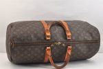 Authentic Louis Vuitton Monogram Keepall 55 Travel Boston Bag M41424 LV 7114K on Sale