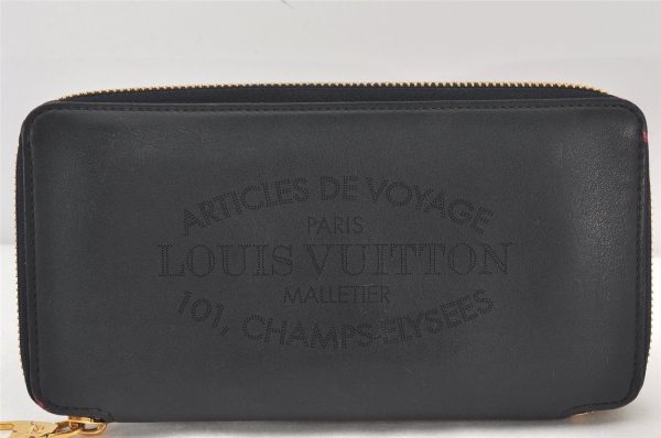 Authentic Louis Vuitton Parnassea Portefeuille Iena Wallet M58281 Navy 6455K Fashion