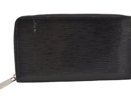 Authentic Louis Vuitton Epi Electric Zippy Organizer Wallet M6385N Black 6451K For Sale