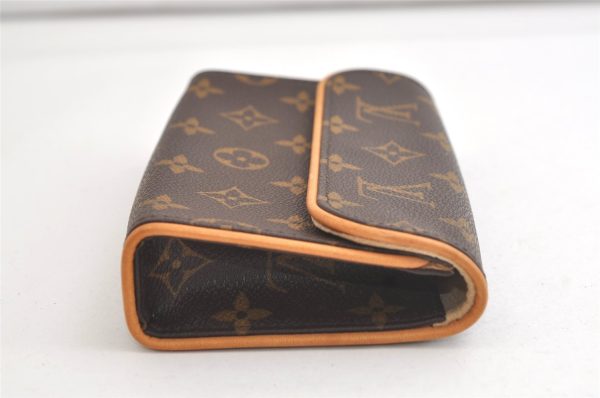 Auth Louis Vuitton Monogram Pochette Florentine Pouch Waist Bag M51855 LV 4178K Online now