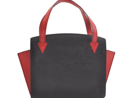 Auth Louis Vuitton Epi Varenne Hand Bag Bi-color Black x Red M52387 LV 2993K Online