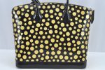 Louis Vuitton Vernis Dots Infinity LockitMM Yayoi Kusama Hand Bag Black LV L0594 Discount