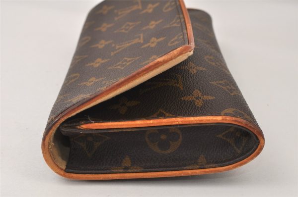 Authentic Louis Vuitton Monogram Pochette Twin GM Shoulder Bag M51852 LV 4544K Fashion