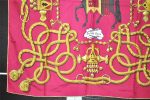 Authentic HERMES Carre 90 Scarf  Palefroi  Silk Bordeaux Red Yellow 1660K For Discount