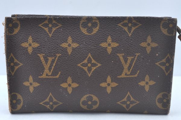 Authentic Louis Vuitton Monogram Pouch For Bucket PM LV Junk L0450 For Discount