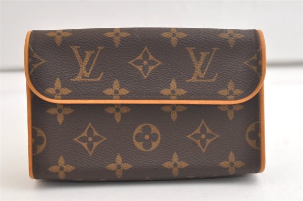 Auth Louis Vuitton Monogram Pochette Florentine Pouch Waist Bag M51855 LV 4178K Online now