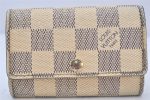 Authentic Louis Vuitton Damier Azur Multicles 6 Key Case Holder N61745 LV 6496K Sale