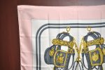 Authentic HERMES Carre 90 Scarf  BRIDES de GALA par  Silk Pink K8633 Fashion