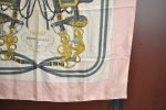 Authentic HERMES Carre 90 Scarf  BRIDES de GALA par   Silk Pink K8505 Online